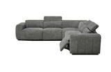 Cleo Boucle Electric Modular Lounge - Light Grey