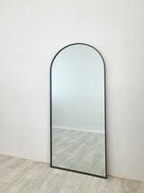 Metal Arch Mirror 80cm x 170cm - Black