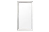 Silver Beaded Framed Mirror - X Large 190cm x 100cm