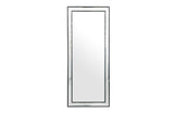 Medium Black Beaded Framed Mirror - 70cm x 170cm
