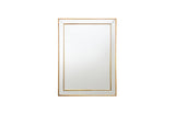 Gold Beaded Framed Mirror - Rectangle 80cm x 110cm