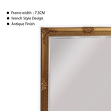 French Provincial Ornate Mirror - Country Gold - Medium 70cm x 170cm