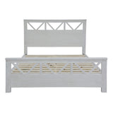 Myer 5pc King Bed Suite Bedside Dresser Bedroom Furniture Package White Wash