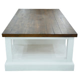 Norah Coffee Table 130cm 2 Drawer Solid Acacia Timber Wood