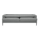 Ariya 3 Seater Sofa Fabric Uplholstered Lounge Couch - Light Grey