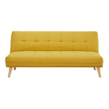 Jovie 3 Seater Sofa  Fabric Uplholstered Lounge Couch - Yellow