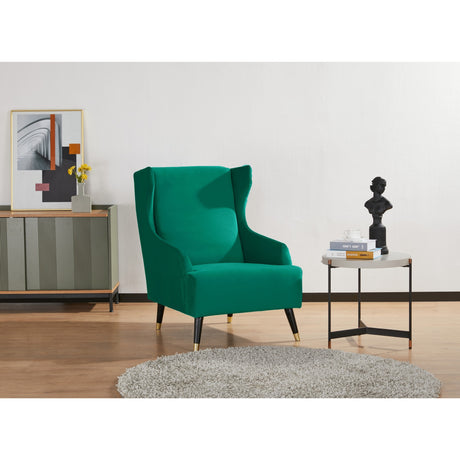 Sylvia Accent Arm Chair Fabric Upholstered Lounge Couch - Green