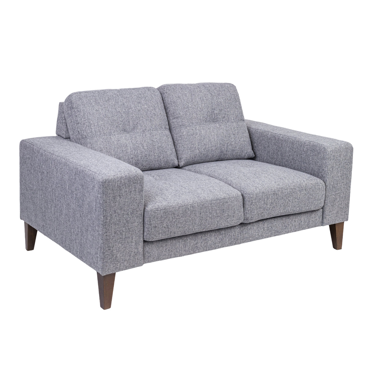 Juliet 2 + 3 Seater Sofa Set Soft Fabric Uplholstered Lounge Couch Grey