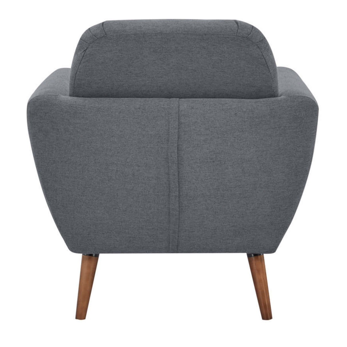 Lilliana 1 Seater Armchair Fabric Upholstered - Dark Grey