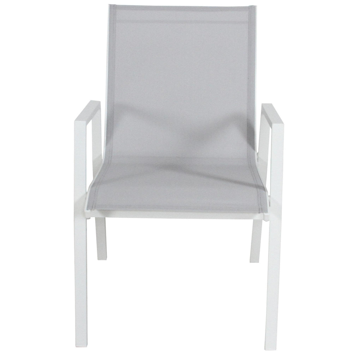 Iberia 4pc Set Aluminium Outdoor Dining Table Chair White