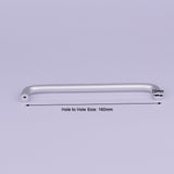 Aluminium Kitchen Cabinet Handles Drawer Bar Handle Pull 160mm
