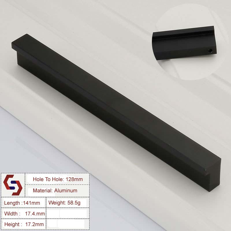 Aluminium Kitchen Cabinet Handles Drawer Bar Handle Pull 128mm