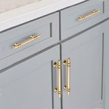 Luxury Design Kitchen Cabinet Handles Drawer Bar Handle Pull Gold 128MM