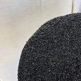 Interior Ave - Royale Black Boucle Kitchen Bar Stool