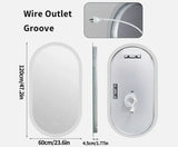 Interior Ave - 60 x 120cm Oval Frameless LED Bathroom Mirror
