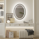 Interior Ave - 60 x 80cm Oval Frameless LED Bathroom Mirror