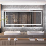 Interior Ave - 120 x 80cm Rectangle Frameless LED Bathroom Mirror