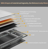 Interior Ave - 80 x 80cm Square Frameless LED Bathroom Mirror