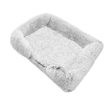 Dog Cat Pet Warm Soft Plush Nest Comfy Kennel Sleeping Calming Bed Memory Foam L