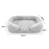 Dog Pet Warm Soft Plush Nest Comfy Kennel Sleeping Calming Bed Memory Foam XXL