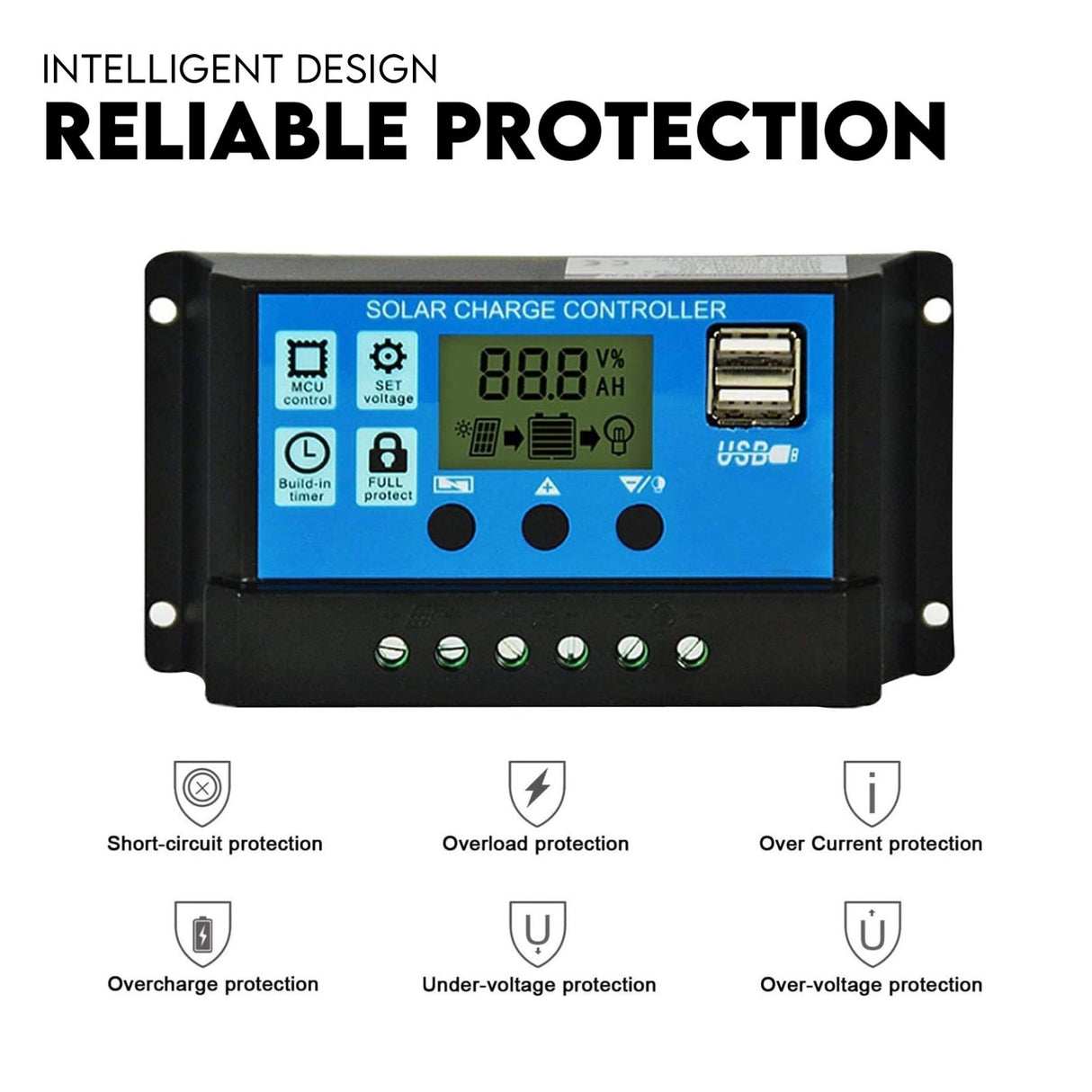 Full Solar Automatic 40W Double Swing Gate Opener Remote Keypad Control