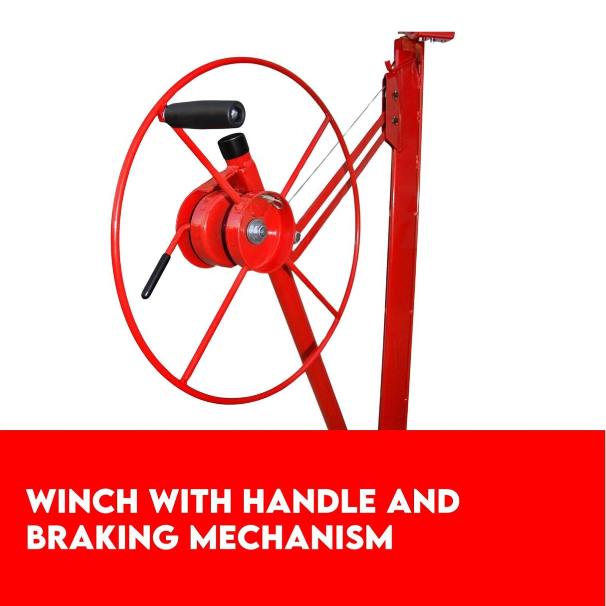 11FT Drywall Panel Lifter Gyprock Plasterboard Sheet Board Hoist Lift