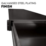 Under Tray Body Tool Box Trundle Drawer 1500 Long UTE Truck ToolBox Black