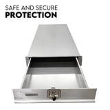 Under Tray Tool Box Trundle Drawer 1500 mm UTE Drawer Dual Extra Cab Toolbox