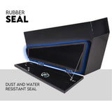 Under Tray Tool Box Underbody Pair Set 750mm Black Steel