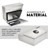 Under Tray Tool Box Underbody Pair Set 600mm Aluminium