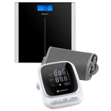 Etekcity Digital Body Weight Bathroom Scale, Black & Etekcity Smart Blood Pressure Monitor, White Bundle