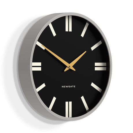 Newgate Universal Wall Clock Plaza Dial Grey