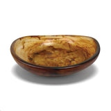 Urban Attitude JADE Medium Bowl Height 8cm highest, 5cm lowest, Width 27cm, Length 28cm - Dark Cocoa
