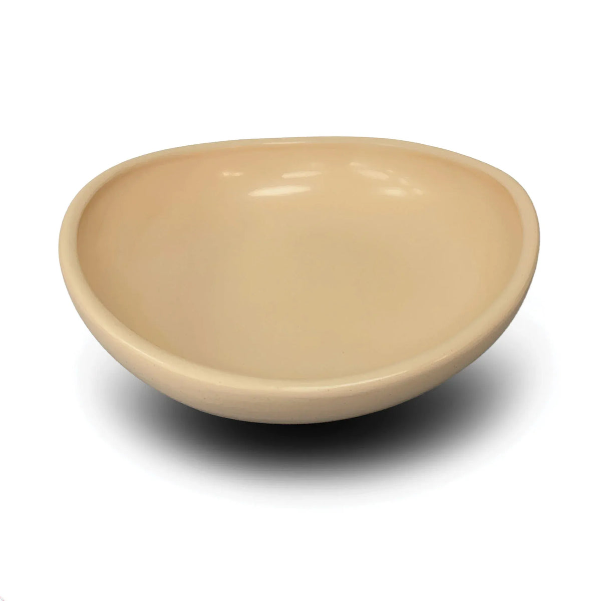 Urban Attitude JADE Medium Bowl Height 8cm highest, 5cm lowest, Width 27cm, Length 28cm - Stone Ivory