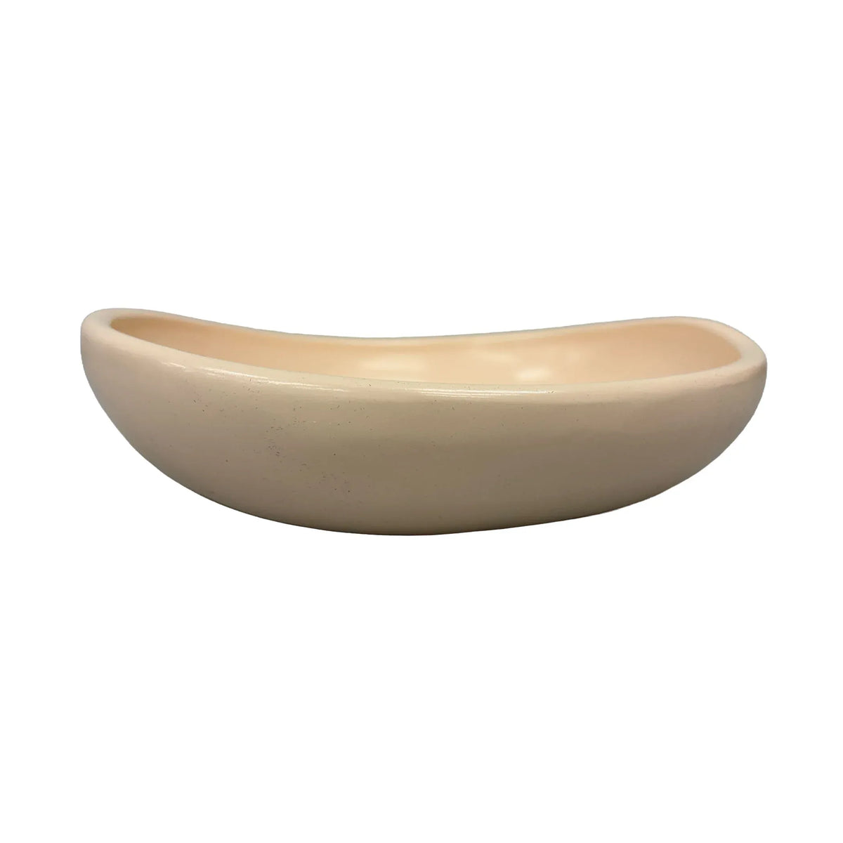 Urban Attitude JADE Medium Bowl Height 8cm highest, 5cm lowest, Width 27cm, Length 28cm - Stone Ivory