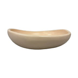 Urban Attitude JADE Medium Bowl Height 8cm highest, 5cm lowest, Width 27cm, Length 28cm - Stone Ivory
