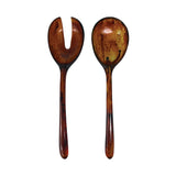 Urban Attitude LILA Large Paired Servers Length 30cm, Width 7.5cm (Spoon) - Burnt Amber