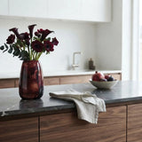 Urban Attitude RACH Large Vase Height 25.5cm, Width 17cm, Opening 6cm x 9cm - Berry Red