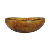 Urban Attitude RAQS Salad Bowl Height: 11.5cm, Width: 29.5cm, Length: 31cm - Burnt Amber