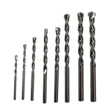 8pcs Masonry Drill Bit Set 3-10mm  Carbide Tip Brick Wall Concrete