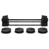 CORTEX Revolock V2 80kg Pair Set Adjustable Steel Dumbbell Barbell All-in-One with Stand