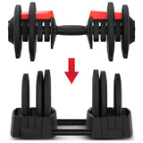 CORTEX Revolock V2 80kg Pair Set Adjustable Steel Dumbbell Barbell All-in-One with Stand