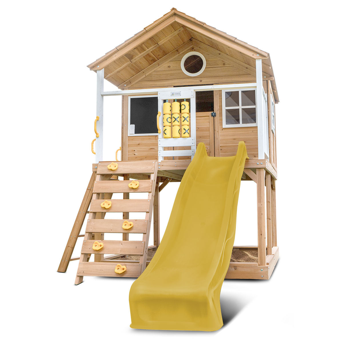 Lifespan Kids Warrigal Cubby House with 2.2m Slide (Yellow)