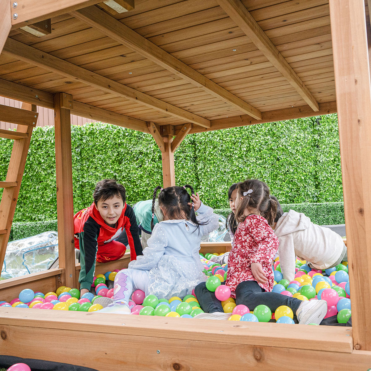 Lifespan Kids Warrigal Cubby House with 2.2m Slide (Yellow)