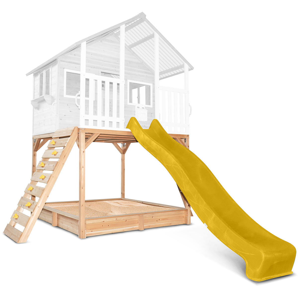 Lifespan Kids Elevation Kit and Yellow Slide to suit Winchester Cubby House Only