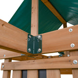 Lifespan Kids Birmingham Swing Set & Play Centre with 2.2m Slide (Pastel Blue)