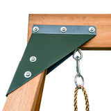 Lifespan Kids Birmingham Swing Set & Play Centre with 2.2m Slide (Pastel Pink)