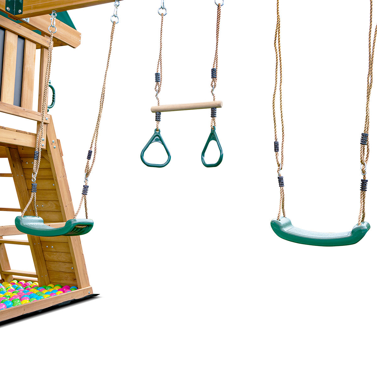 Lifespan Kids Birmingham Swing Set & Play Centre with 2.2m Slide (White)