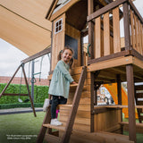 Lifespan Kids Coventry Swing Set & Play Centre with 2.2m Slide (Pastel Green)