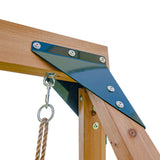 Lifespan Kids Darlington Swing Set & Play Centre with 2.2m Slide (White)